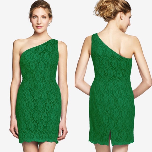 $140 Designer Minimalist One Shoulder Lace Sleeveless Mini Pencil Dress~Black~0 - Picture 4 of 7